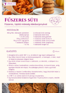hormon támogató fúszeres süti