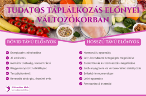 tudatos táplálkozás előnyei változókorban